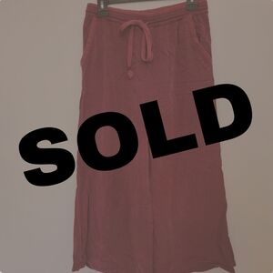 Anthropologie Deep Red Trousers.